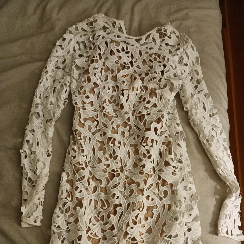 Long sleeve lace dress